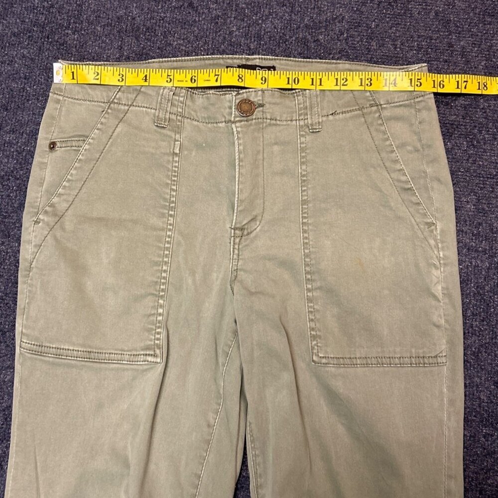 BBJ Los Angeles Olive‎ Green Cargo Pants 30 Waist Cotton Blend Juniors 11 - Picture 4 of 12